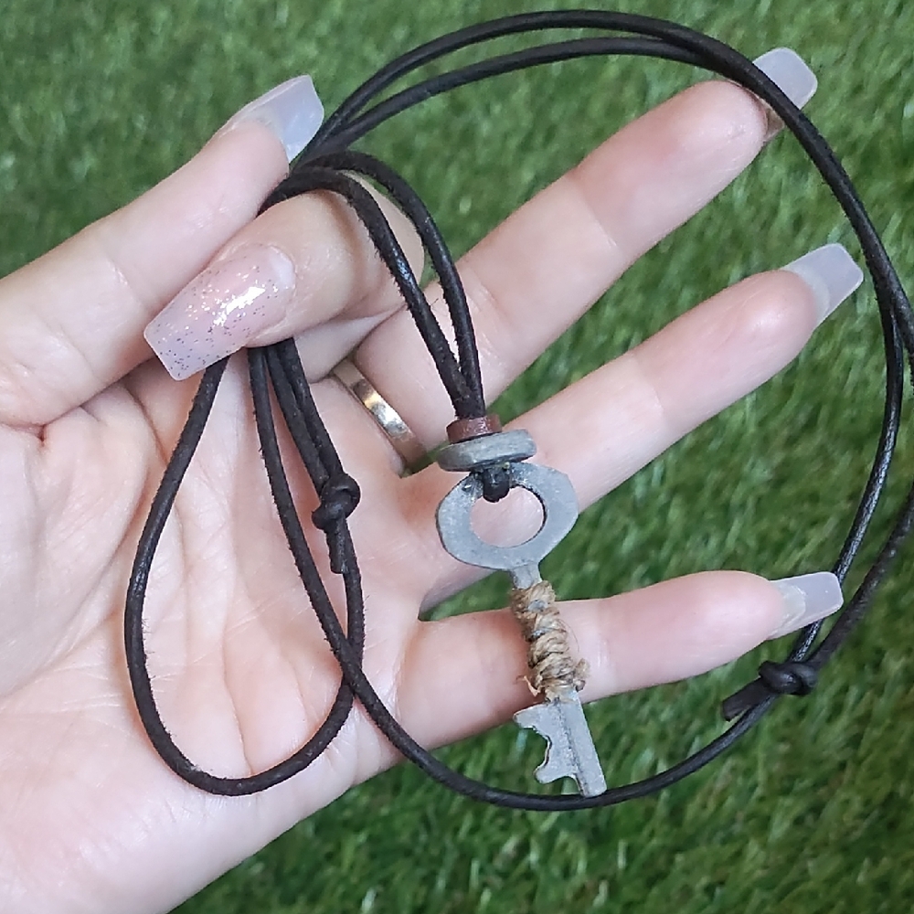 Handmade Key Pendant Necklace